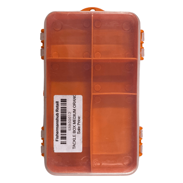Searock Small Fishing Tackle Box | 9 Compartments | Orange - Fishermanshub13.5 x 8 x 4 Cm