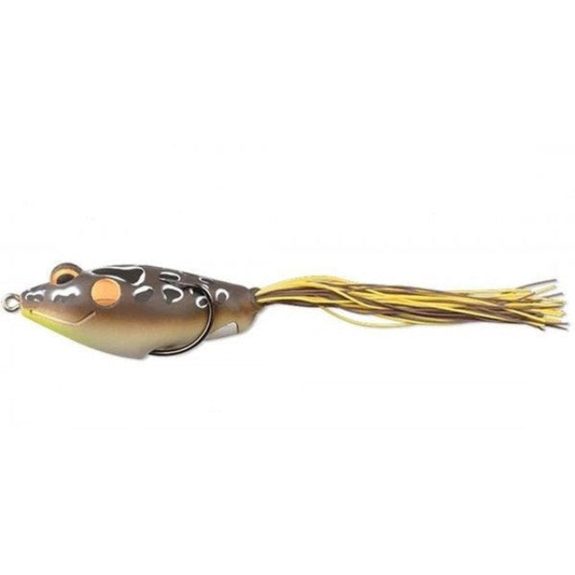 Storm SX-Soft Topwater Bull Frog Lure | 7 Cm | 20 Gm | Floating - fishermanshub7 CmBrown Leopard