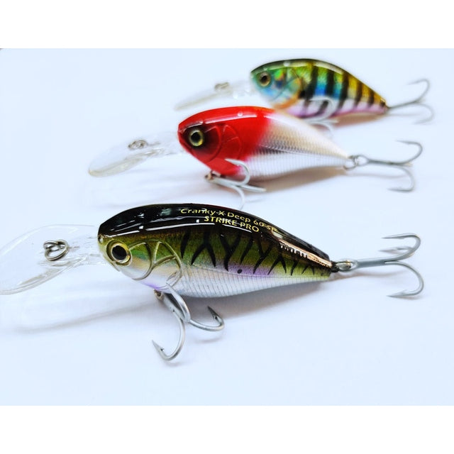 Strike Pro Cranky-X Deep Suspending Lures | 6 Cm | 16 Gm | Suspending - fishermanshub6 Cm630V