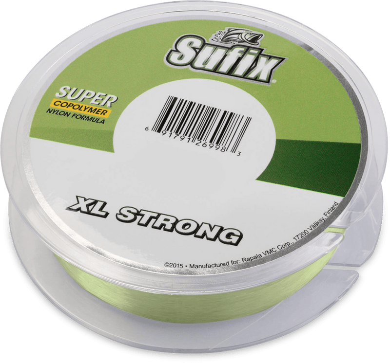 Sufix XL Strong Nylon Monofilament Line | 100 Mt | Smoke Green - fishermanshub0.23MM | 4.4Kg (9.7Lb)