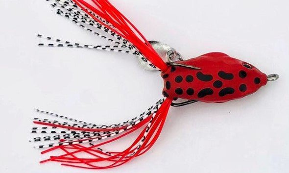 Terry Dap Frog Topwater Lure With Spinner | 4 Cm , 6 Gm | 5.5 Cm , 14 Gm | - fishermanshub4 Cm