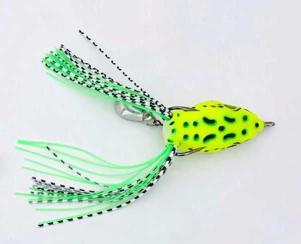 Terry Dap Frog Topwater Lure With Spinner | 4 Cm , 6 Gm | 5.5 Cm , 14 Gm | - fishermanshub4 Cm#5