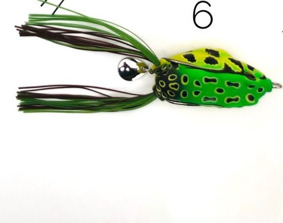 Terry Dap Frog Topwater Lure With Spinner | 4 Cm , 6 Gm | 5.5 Cm , 14 Gm | - fishermanshub5.5 Cm