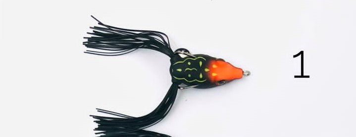 Terry Mini Frog Topwater Lure With Spinner | 4 Cm | 6 Gm | - fishermanshub4 Cm