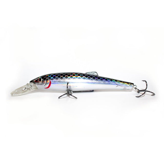 Uzzo Mako Hardbait Lures | 13 Cm | 25.5 Gm | Floating - fishermanshubSILVER MULLET