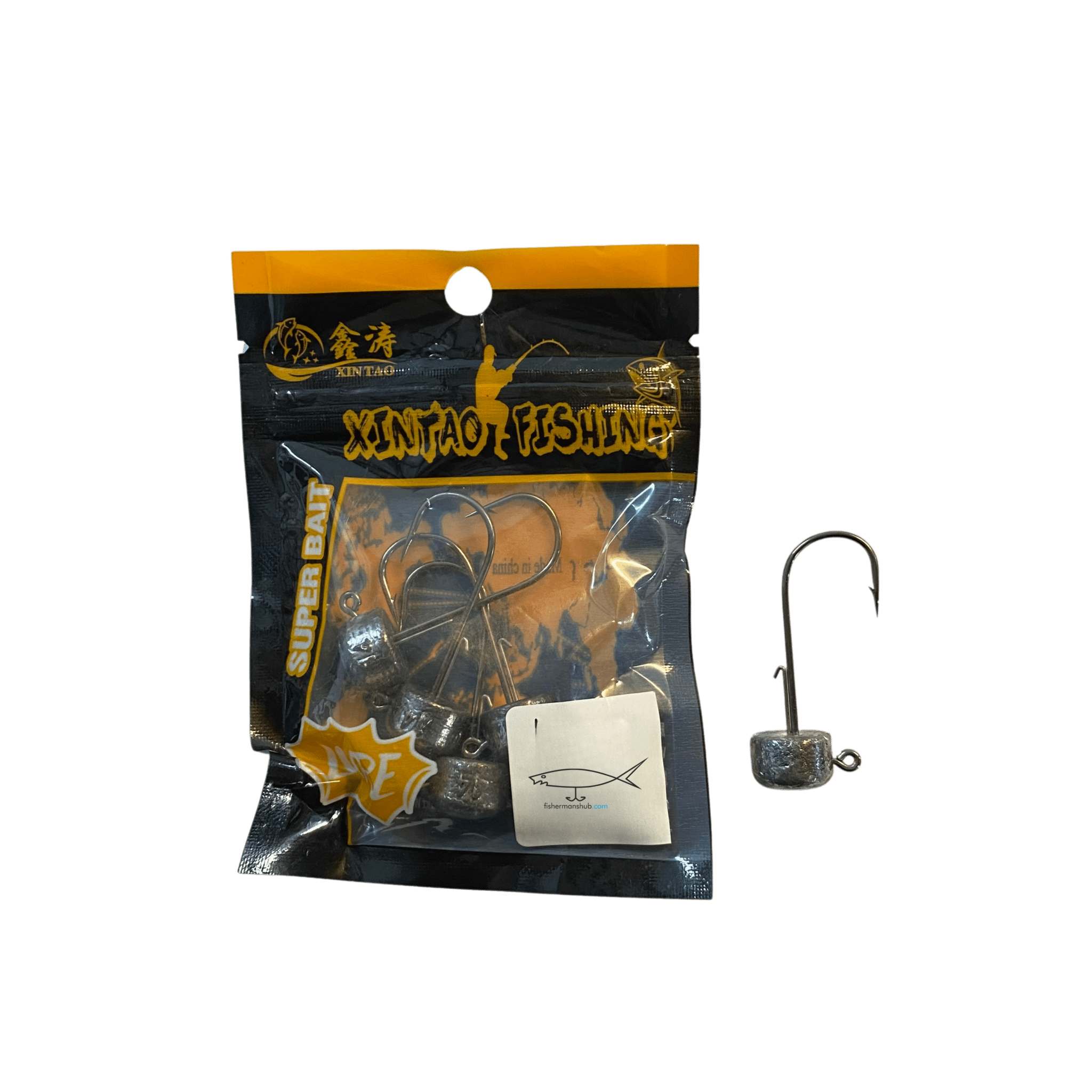 Xintao Fishing Bullet Shape Jig Head With Bait Holder - Fishermanshub3Cm3.5Gm