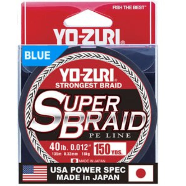 Yo-Zuri Super Braid Braided Fishing Line | 137 Mt / 150 Yd | Dark Green - fishermanshub0.28MM | 13.6Kg (30Lb)Dark Green