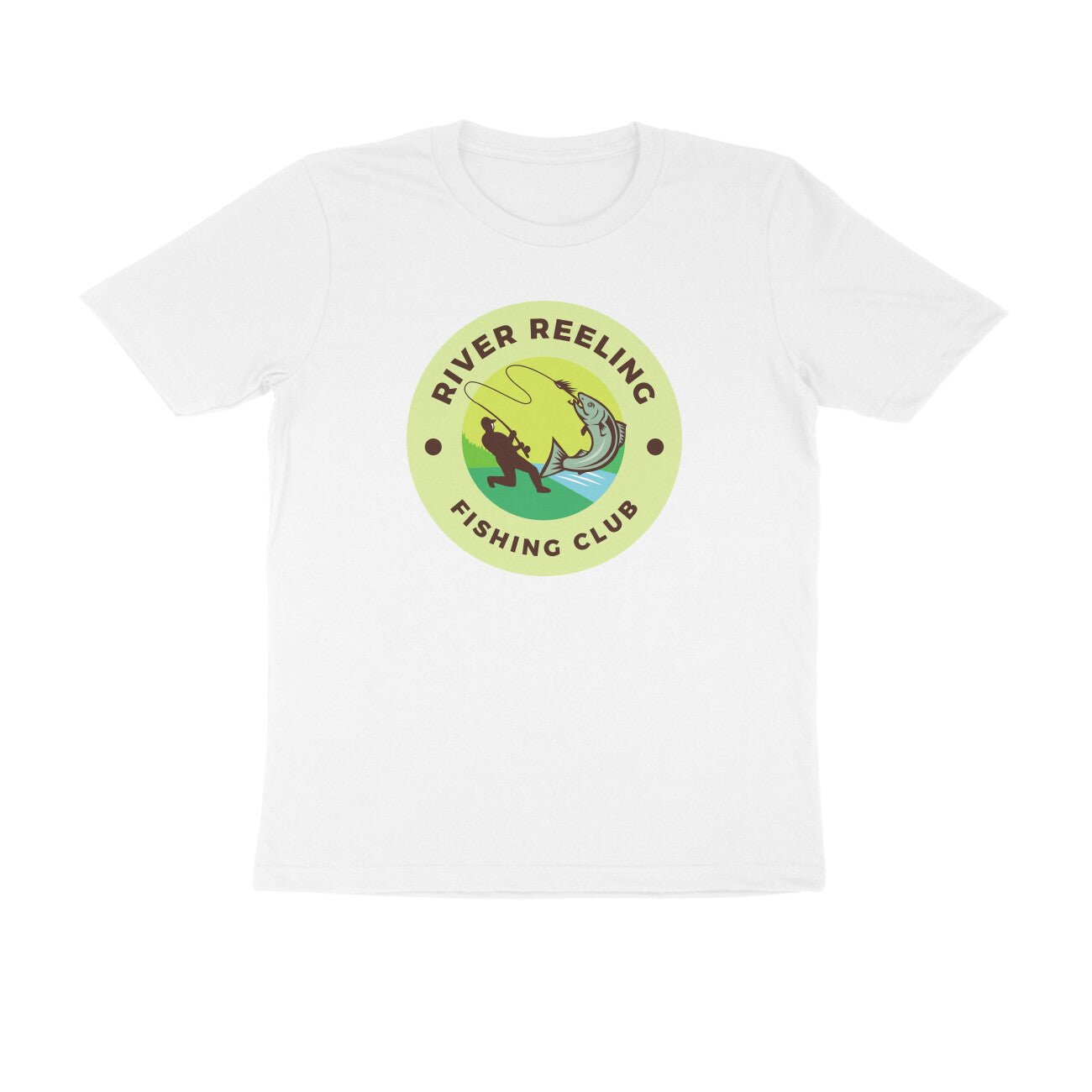 Men's Angling T-Shirt's -River Reelig Fishing Club | Round Neck | Short Sleeves
