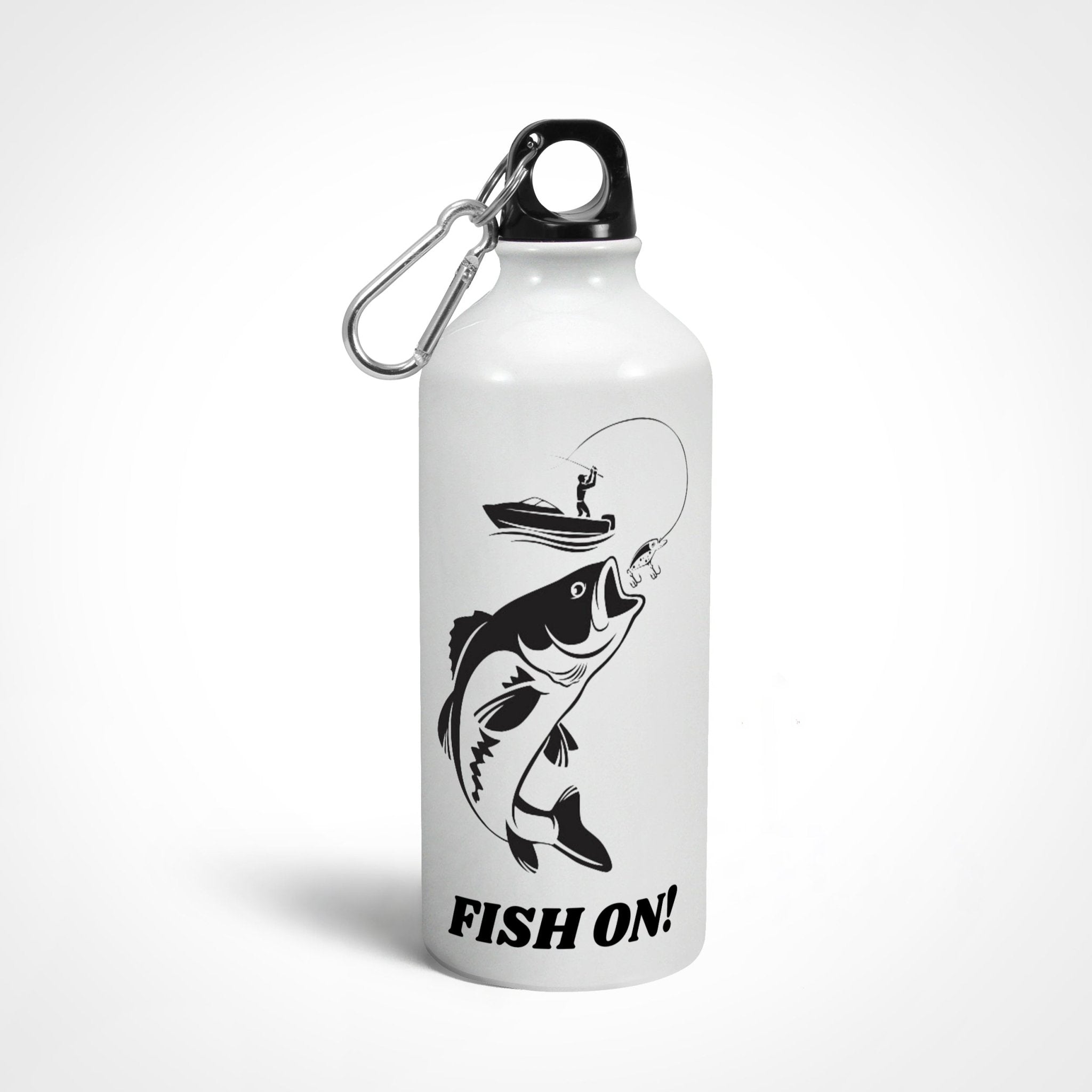 Anglers Hydration Water Bottle | Fish On | 600 Ml & 750 ML - fishermanshub600 ml