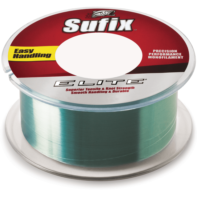 Sufix Elite Monofilament line | 100 Mt | Low-Vis Green | - fishermanshub0.25MM | 5.4Kg (12Lb)