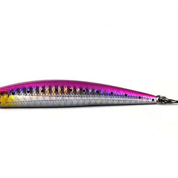 Fishing Lures Cerakoted using Satin Aluminum, Pink Sherbet and Purplexed