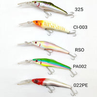 Strike Pro Challenger X Deep Diving Hard Bait | 11 Cm | 23 Gm | Trolling Lures - Fishermanshub325