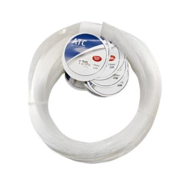 ATC Super Soft Monofilament Line | 20Mt / 25Yd | Clear | - Fishermanshub1.10MM | 45.3Kg (100Lb)