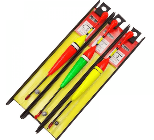 Albatros Plastic Floats With Fish Line And Hooks | 3 Pcs Per Pack | - Fishermanshub