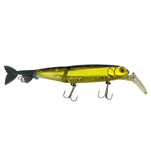 All Blue Basalt Wobbler Hard Bait Lure | Trolling | Sinking | 12 Cm | 14 Gm | - FishermanshubGold
