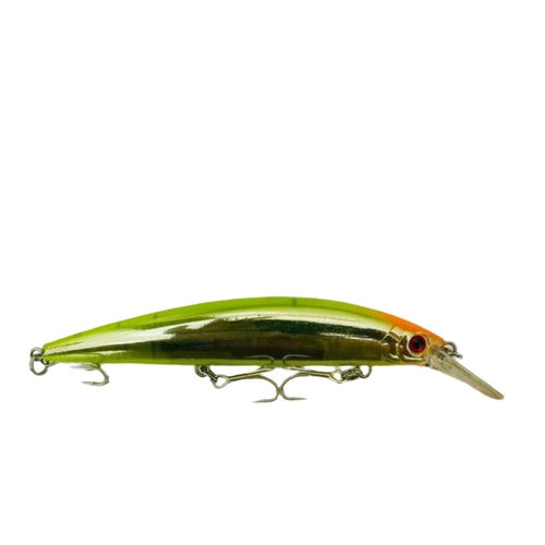 All Blue Heavy Minnow Hard Bait Lure | Floating | 11 Cm | 35 Gm | - FishermanshubLime