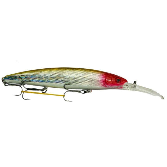 All Blue Crafty Hard Bait Lure | Floating | 13 Cm | 27.5 Gm | - FishermanshubRed Head