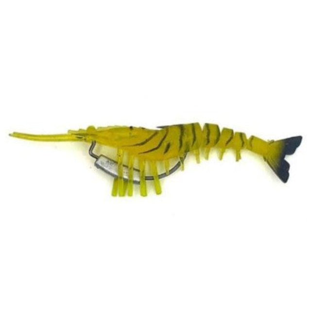 BTX Caridean Shrimp Soft Plastic Baits | 5 Inch | 14 Gm | - FishermanshubGinger Green