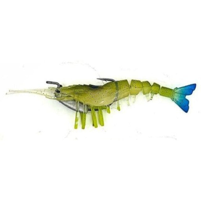 BTX Caridean Shrimp Soft Plastic Baits | 5 Inch | 14 Gm | - FishermanshubHoney Green