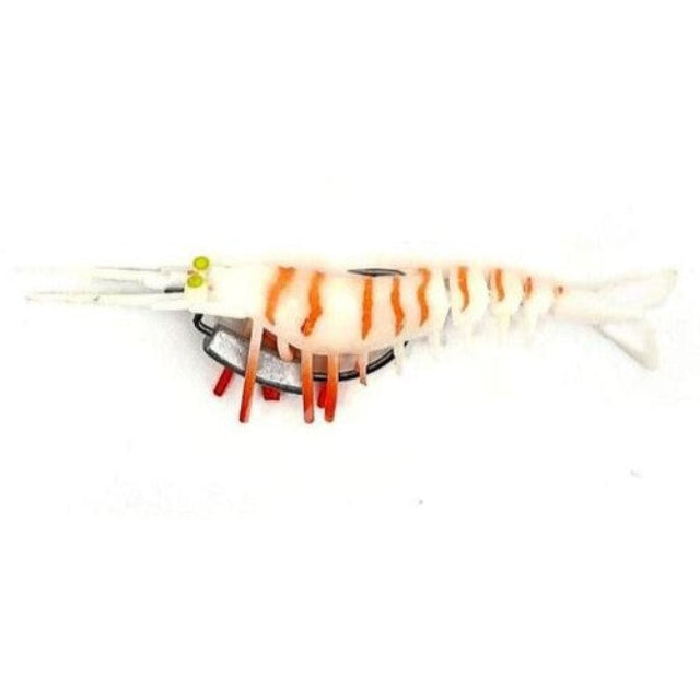 BTX Caridean Shrimp Soft Plastic Baits | 5 Inch | 14 Gm | - FishermanshubWhite Tiger