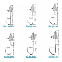 Barbarian Jig Head | 3.5 - 21 Gm | 5 Pcs Per Pack | - Fishermanshub3.5Gm