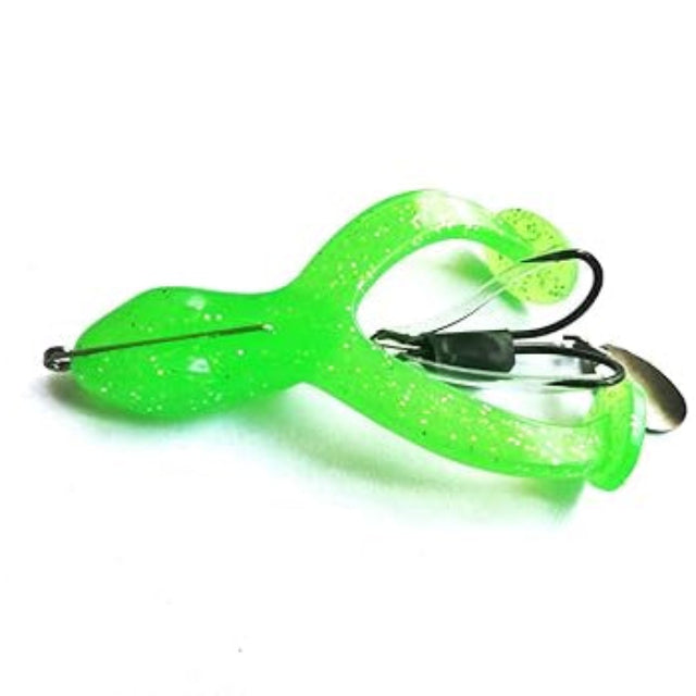 Bassart Kicker Frog Lure | 8 Cm | 13 Gm | - fishermanshub8 CmGreen
