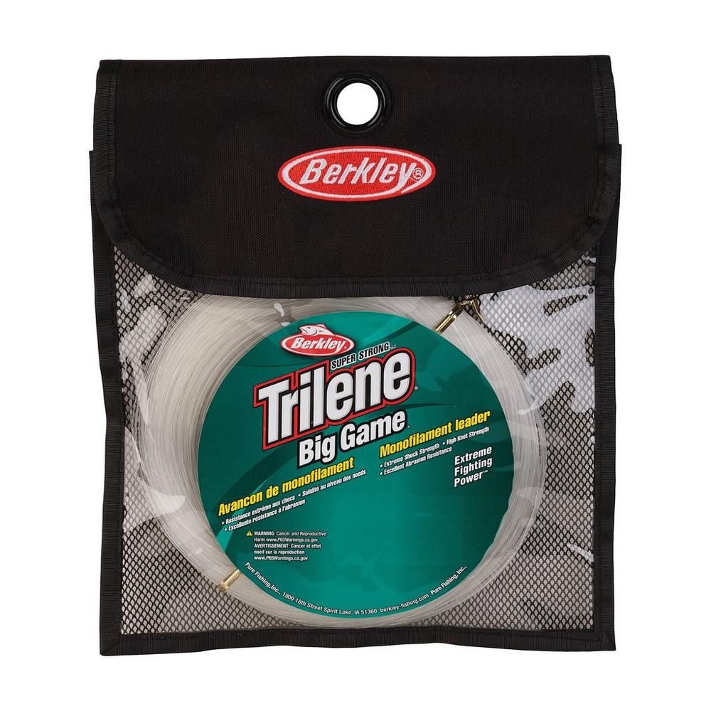 Berkley Trilene Big Game Monofilament Leader | 100Mt / 110Yd | Clear | - Fishermanshub0.99 | 45.5kg (100Lb)