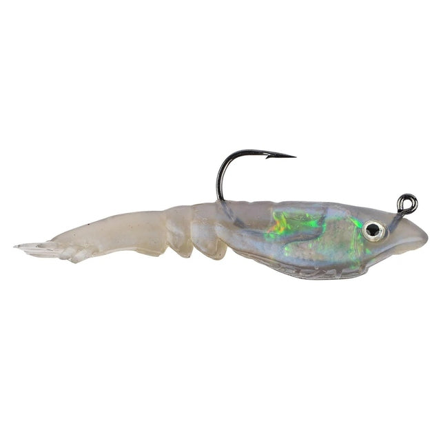 Berkley Powerbait Pre - Rigged Rattle Shrimp | 3 Inch, 3.5 Gm | 3.5 Inch, 7 Gm | 3 Pcs Per Pack | - Fishermanshub3 InchNatural