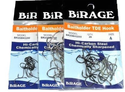 Birage Baitholder TDE Single Hook | BR20BH3200 | 20 Pcs Per Pack | - Fishermanshub#1