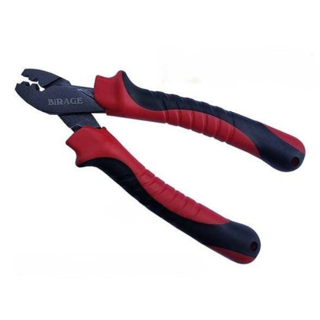 Birage Crimpling Plier BR - CP601 | Red | 16 Cm | - Fishermanshub