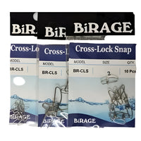 Birage Cross - Lock Snap | BR - CLS | 10 Pcs Per Pack | - Fishermanshub#0