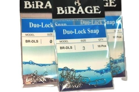 Birage Duo - Lock Snap | BR - DLS | 10 Pcs Per Pack | - Fishermanshub#0