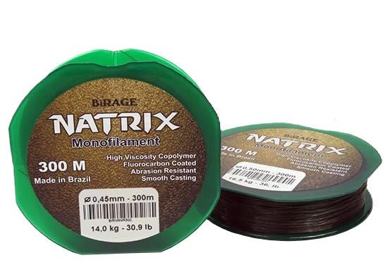 Birage Natrix Monofilament Line | 300Mt / 330Yd | Green | - Fishermanshub0.20MM | 3.5Kg (7.7Lb)