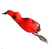 Bravvo Fly Duck Soft Topwater Frog Lures | 6Cm | 8Gm | - FishermanshubOrange