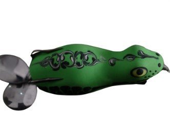 Bravvo Gorilla Soft Topwater Frog Lures | 6.5Cm | 13Gm | - FishermanshubDark Green