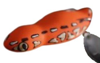 Bravvo Hummer Soft Topwater Frog Lures | 7.5Cm | 17Gm | - FishermanshubOrange