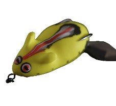 Bravvo Mouse Soft Topwater Frog Lures | 5.5Cm | 12Gm | - FishermanshubYellow