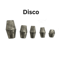 Bullet/Disco Fishing Sinker| Fishing Weights | 20 Gm , 25 Gm , 30 Gm , 50 Gm , 100 Gm | 5 Pcs Per Pack| 10 Pcs Per Pack | - Fishermanshub20Gm5