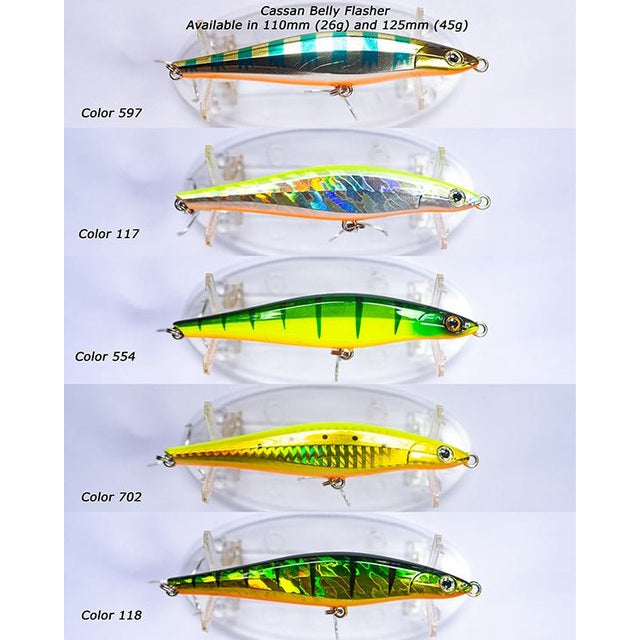 Cassan Belly Flasher Lipless Hard Lures | 11 Cm | 12.5 Cm | Sinking - Fishermanshub11 CmCOL 232