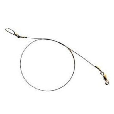 Cassan Premium Black Nylon Coated Trace Wire | 80 LB | 100 LB | 150 LB | 2 Pcs Per Pack | - Fishermanshub12 Inch80 LB (36.2 Kg)