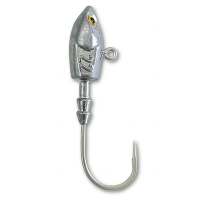 catch fish silver hook Cast and Catch Hookara Jig Heads | 10 - 22 Gm | 3-4 Pcs Per Pack