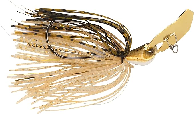Chatter Bait with Hook Skirt - Gold