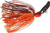 Chatter Bait with Hook Skirt - Orange