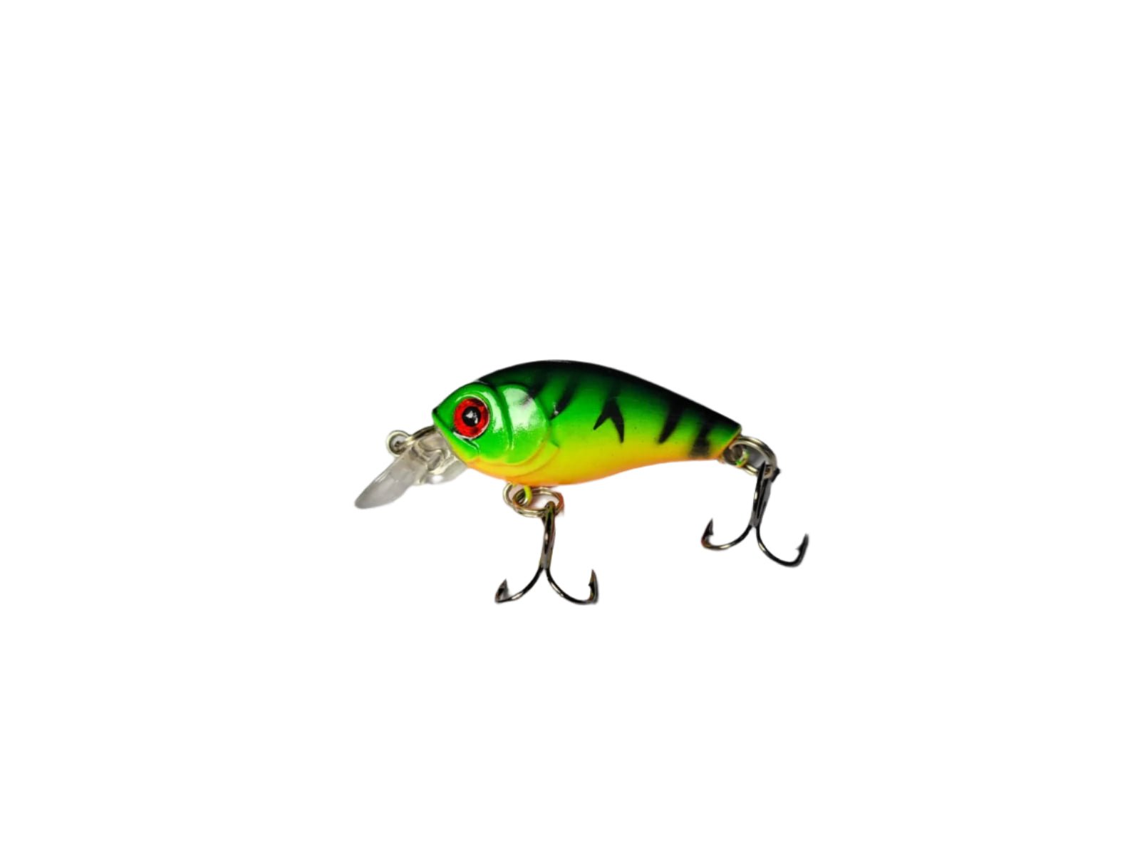 Sea Rock Crank Bait Fishing Hard Lure | Floating | 5 Cm | 3.9 Gm | - FishermanshubGreen Tiger