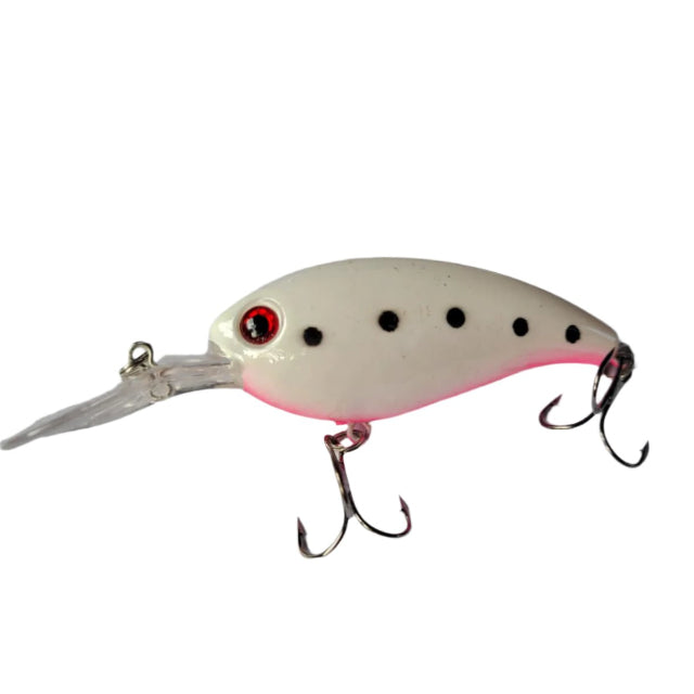 Sea Rock Crank Bait Fishing Hard Lure | Floating | 10 Cm | 13.6 Gm | - FishermanshubPink Pearl