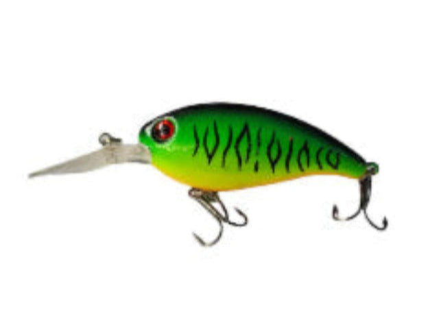 Sea Rock Crank Bait Fishing Hard Lure | Floating | 10 Cm | 13.6 Gm | - FishermanshubGreen Tiger