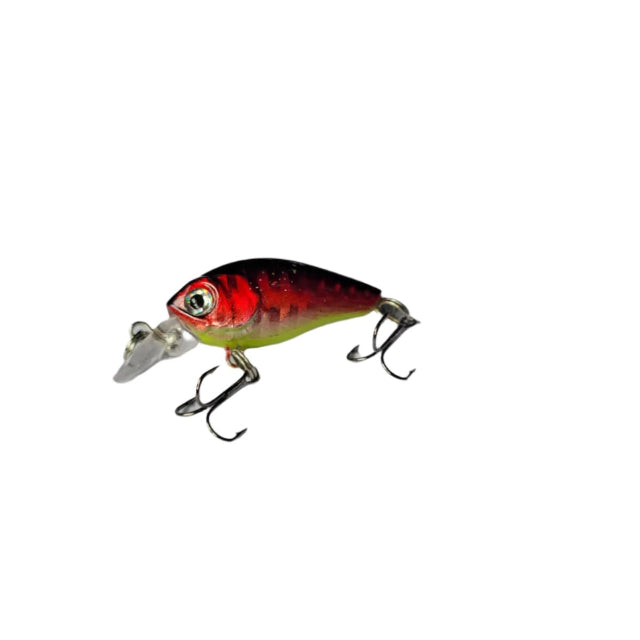 Sea Rock Crank Bait Fishing Hard Lure | Floating | 5 Cm | 3.9 Gm | - FishermanshubRed Black