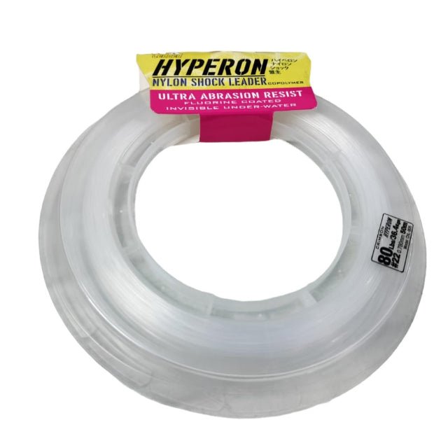 Crimson DNA Hyperon Nylon Shock Leader | 50Mt / 55Yd | Clear | - Fishermanshub0.70MM | 27.3Kg (60Lb)