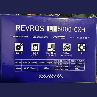 Daiwa Revros LT Spinning Reel  LT 5000CXH