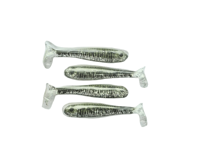 Fishack Vermelho Soft Plastic Baits | 3 Inch | 4 Pcs Per Pack | - FishermanshubGreen Mullet